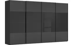 Goossens kledingkast finca combi glans mat glas wit hoogwaardig meubelplaat - 8244379-{merk}-finca-combi-sts-wit-schuifdeuren-02